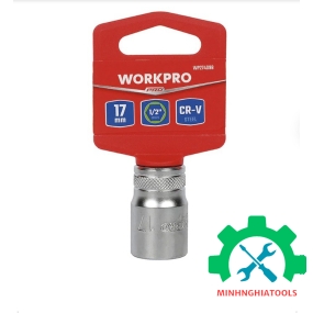 Đầu tube có đầu vuông 1/2 inch và đầu lục giác 6 cạnh size 17mm Workpro - WP274098