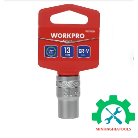 Đầu tube có đầu vuông 1/2 inch và đầu lục giác 6 cạnh size 13mm Workpro - WP274094