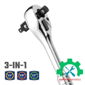 Cần  tự động 3in1 ( có đầu vuông 1/4inch + 3/8inch + 1/2inch) Workpro - WP271014