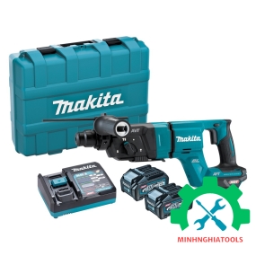 Máy khoan đa năng dùng pin 40V max Makita HR007GM201 (CHUÔI GÀI SDS-PLUS/28MM/BL) 