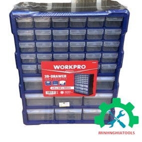 Tủ đựng linh kiện 39 ngăn WORKPRO WP283010 47.5 x 38.5 x 16.2 cm 