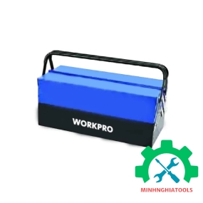 Hộp công cụ kéo 5 khay, bằng sắt 49.5x20x29cm Workpro - WP282001 