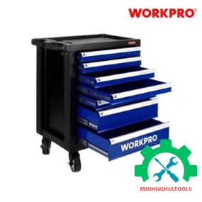 Tủ đồ nghề 7 ngăn, bằng kim loại Workpro - WP285002 