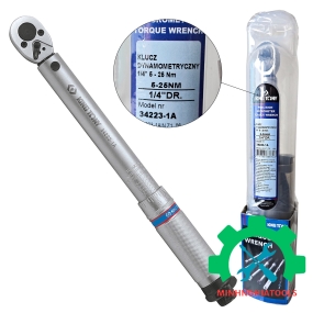 Cần siết lực 1/4" Kingtony 34223-1A ( 5 -25Nm )