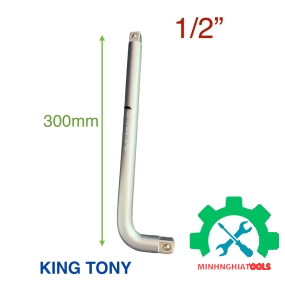 Cần siết chữ L 1/2" Kingtony 4585-12R hai đầu dài 300mm