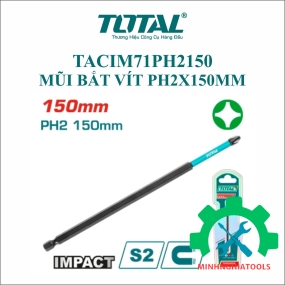 Mũi bắt vít PH2x150mm Total TACIM71PH2150 