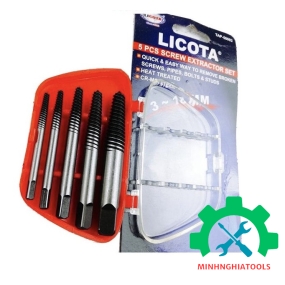 Bộ dụng cụ lấy ốc gãy Licota TAP-50002 5 chi tiết 3mm-18mm