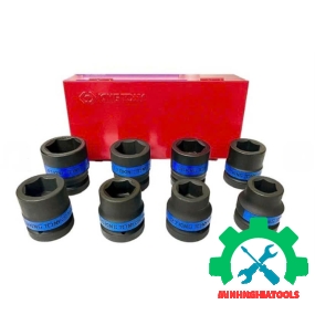 Bộ tuýp 1 inch  8 chi tiết loại 6 cạnh Kingtony 8410MP