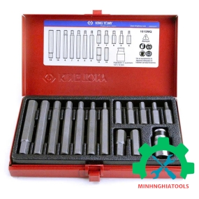 Bộ mũi vít đóng lục giác 15 chi tiết Kingtony 1015MQ  H4-H12