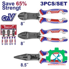 Bộ 3 kìm trợ lực 65% EMTOP EPLS2351