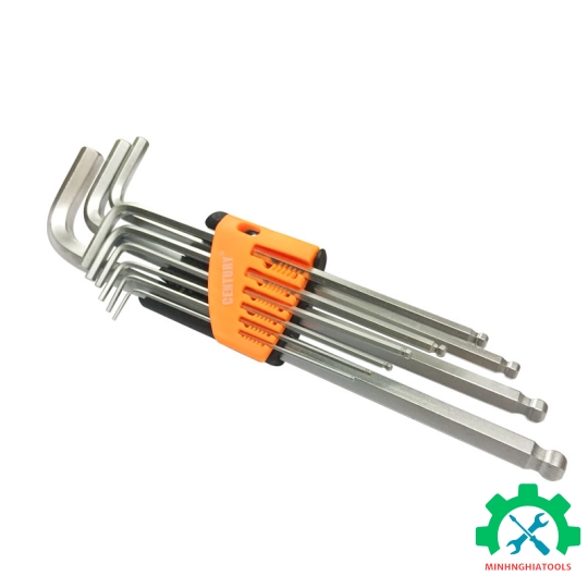Bộ lục giác 9 cây hệ Mét 1.5-10mm CENTURY  060803C-9L