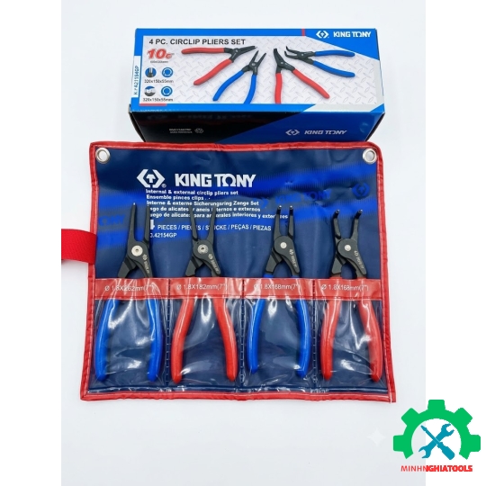 Bộ kìm mở phe 4 chi tiết Kingtony 42154GP 