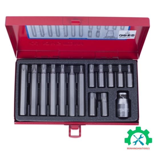 Bộ mũi vít đóng sao 15 chi tiết Kingtony 1015PQ  T20-T55