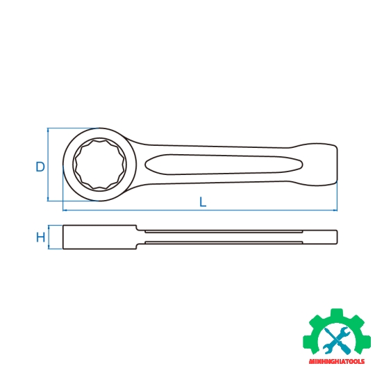 Cờ lê vòng đóng Kingtony 10B0-60 60mm 