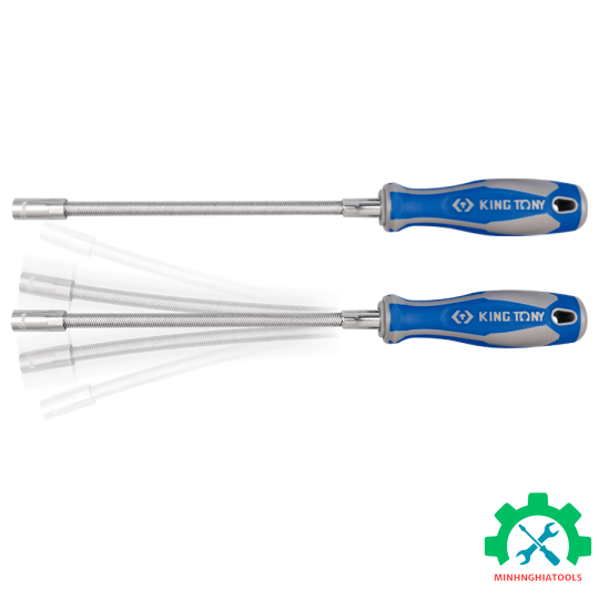 Cán vít vặn ốc loại lò xo đầu lục giác 7mm dài 190mm Kingtony 1453-07