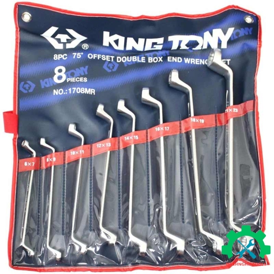 Bộ cờ lê 2 đầu vòng 8 cây 6-23mm Kingtony 1708MR 