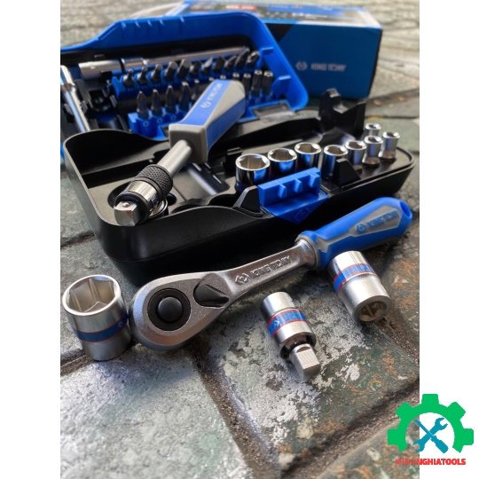 Bộ tuýp 1/4" Kingtony 2539MR-AM có 39 chi tiết