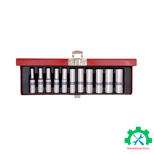 Bộ tube 1/4" dài Kingtony 2511MR 11 chi tiết 4-13mm