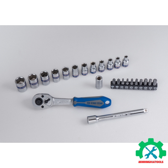 Bộ tuýp 1/4 inch 25 chi tiết Kingtony 2525MRE