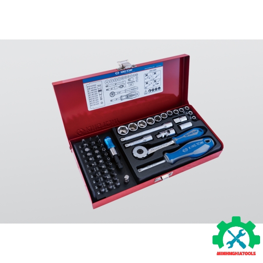Bộ tuýp 1/4" Kingtony 2551MR 51 chi tiết