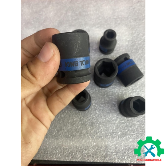 Đầu tube 1/2" đen ngắn  (loại 6 cạnh) Kingtony 4535M