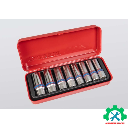 Bộ tube 3/8" loại 6 cạnh 8 chi tiết Kingtony 3508MR 