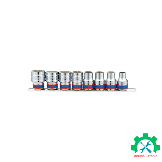 Bộ tuýp 1/2 inch 8 chi tiết 12 cạnh 10-22mm Kingtony 4010MR 