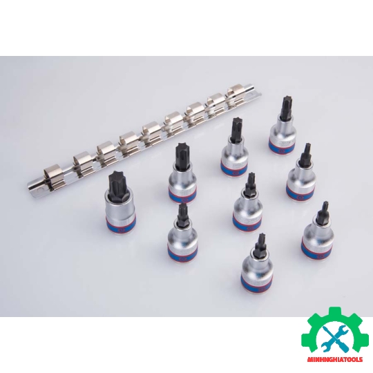 Bộ tuýp lục giác sao 1/2" Kingtony 4109PR10 9 chi tiết  T20-T60 
