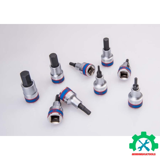Bộ tuýp lục giác loại 6 cạnh 1/2" Kingtony 4110PR10 9 chi tiết H3-H14 