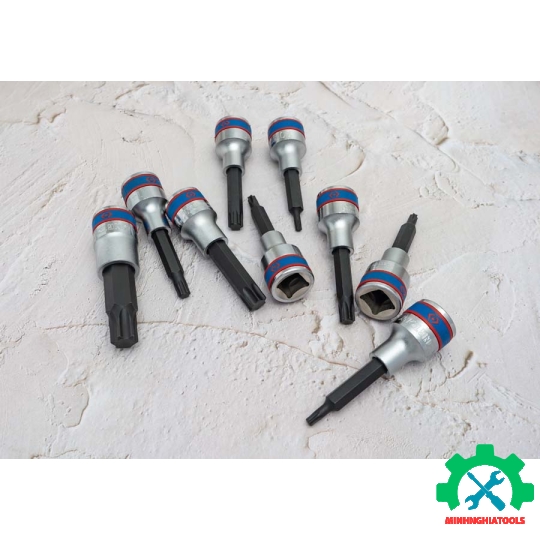 Bộ đầu tuýp lục giác sao 1/2 inch 9 chi tiết Kingtony 4119PR 