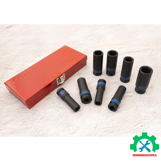 Bộ tuýp đen dài Kingtony 4410MP 8 chi tiết từ 12-23mm loại 6 cạnh 