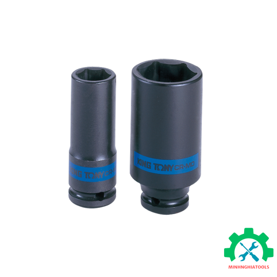 Đầu tube 1/2" đen dài (loại 6 cạnh) Kingtony 4435M 