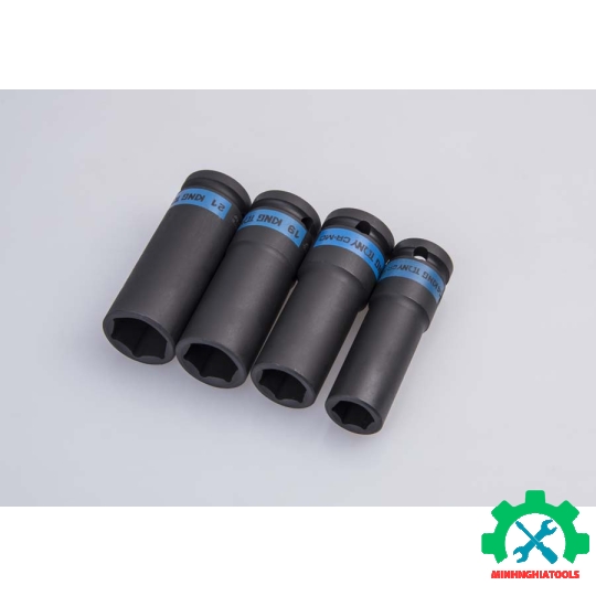 Đầu tube 1/2" đen dài (loại 6 cạnh) Kingtony 4435M 