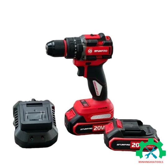 Máy khoan 3 chức năng 60Nm dùng pin 20V SFUNPRO S20 DCR10A 