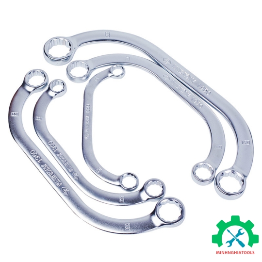 Bộ cờ lê hai đầu vòng trái me 5 chi tiết Kingtony 9-1905MR 10-22mm 