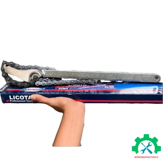 Mỏ lết xích 20" (phi mở 65-180mm) Licota ATA-0275B xích dài 620mm