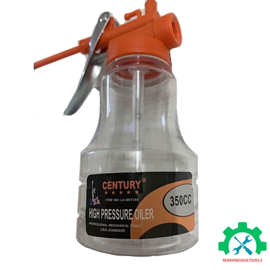 Bình châm nhớt bằng nhựa ống dẻo 350cc CENTURY LU-BNT350 