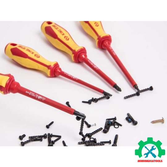 Bộ tua vít cách điện 1000v 7 chi tiết Kingtony 30617MR 