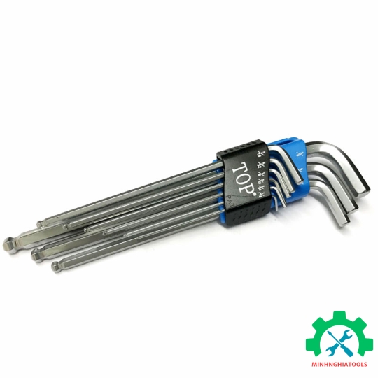 Bộ lục giác 9 cây hệ Inch TOP TW-21009B-WM 1/16-3/8