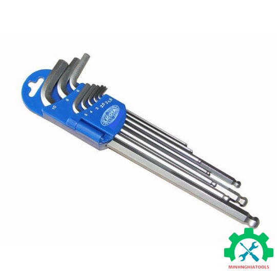 Bộ lục giác 9 cây xi bóng Licota TW-21009A-MF 1.5-10mm