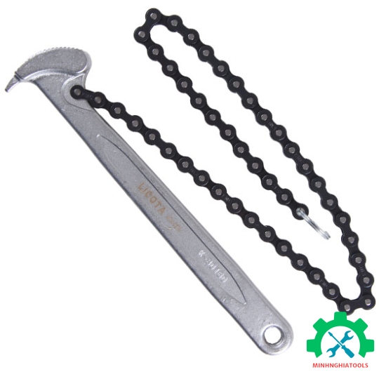 Mỏ lết xích 9" (phi mở 30-160mm) Licota ATA-0274  xích dài 590mm