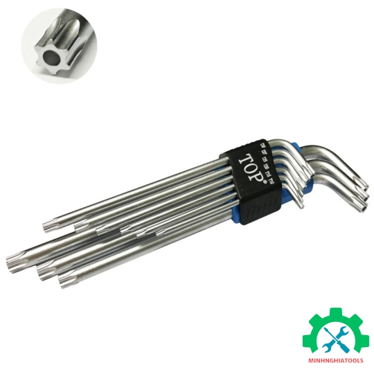 Bộ lục giác bông có lỗ 9 cây T10-T50 TOP KTH001