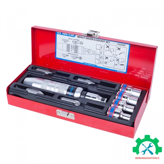  Bộ vít đóng 10 chi tiết Kingtony 4505MR