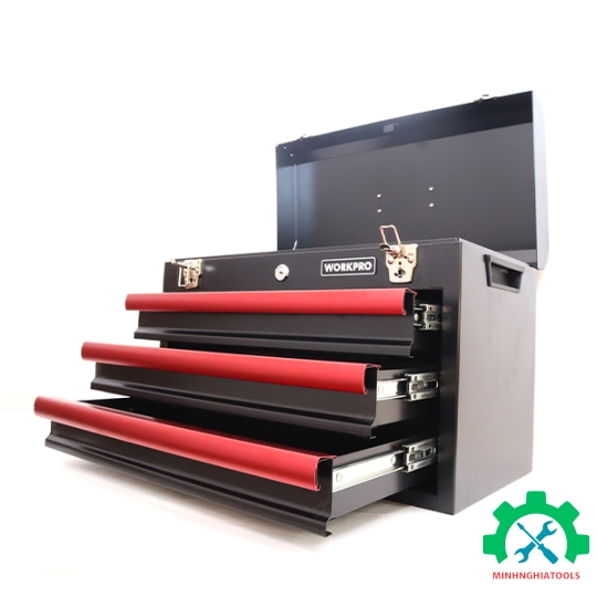 Hộp công cụ 3 ngăn 46x24x22cm Workpro WP282006