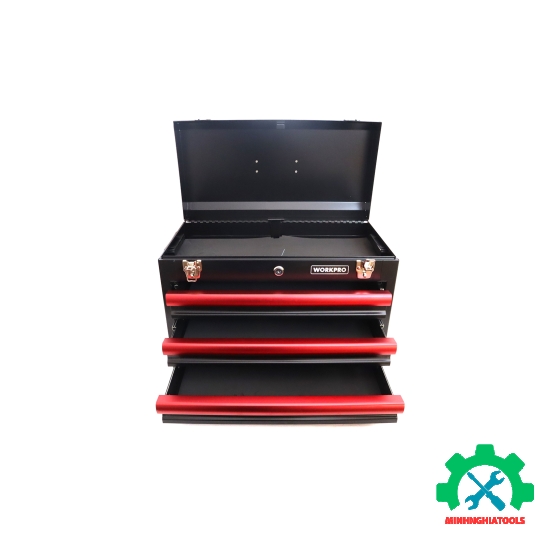 Hộp công cụ 3 ngăn 46x24x22cm Workpro WP282006