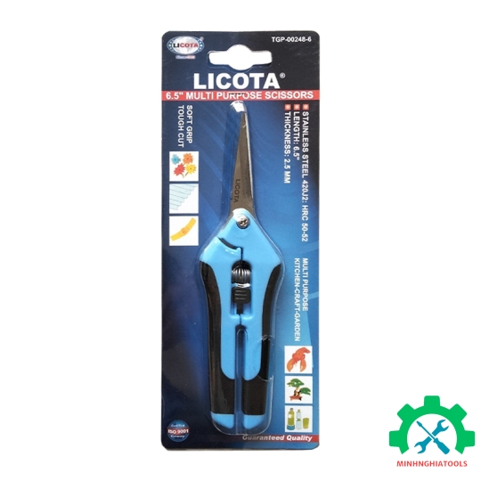 Kéo cắt cành mũi nhọn Licota TPG-00248-6 dài 165mm 