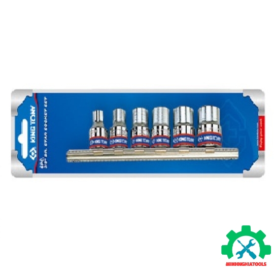 Bộ đầu tube sao 6 chi tiết 1/2 Kingtony 4106PR 