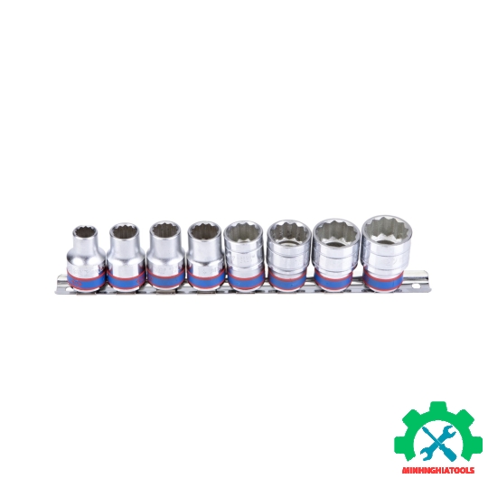Bộ tuýp 1/2 inch 8 chi tiết 12 cạnh 10-22mm Kingtony 4010MR 