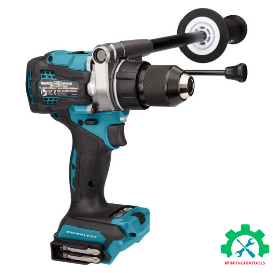 Máy khoan búa và vặn vít dùng pin Makita HP001GZ (40V Max Chưa Pin & Sạc ) 