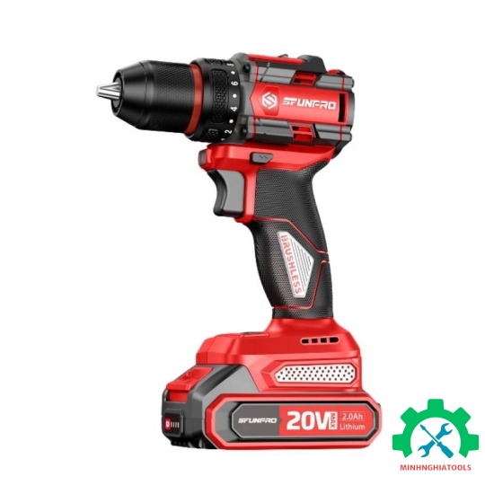 Máy Khoan Pin SFUNPRO S20 DCR13A Bản 4.0A 13MM 3 Chức Năng